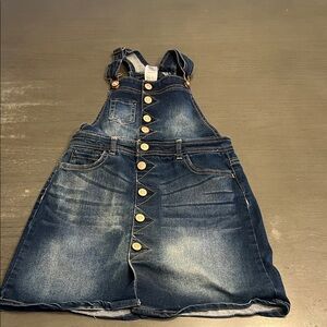 Wonder Nation Blue Denim Kids Casual Dress